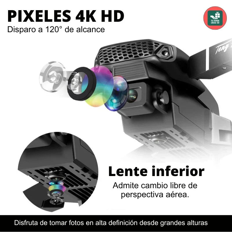 NUEVO DRONE  W8 PRO MAX 2025 CON INTELIGENCIA ARTIFICIAL + 2 Baterías Adicionales y Estuche de Regalo