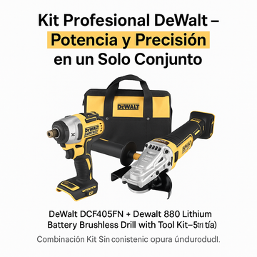 DeWalt DCF405FN 🔧 DeWalt 880 Lithium Battery ⚡ Brushless Drill with Tool Kit 🛠️ Combination Kit – No Battery ❌